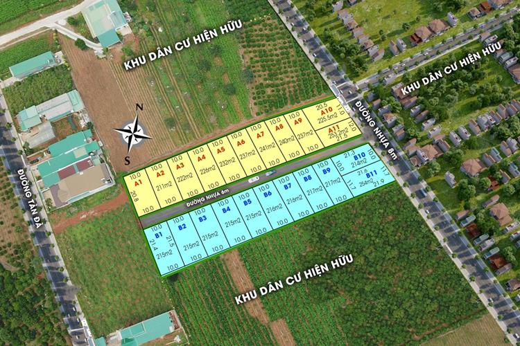 Mặt bằng phân lô dự án Sky Hills Bảo Lộc