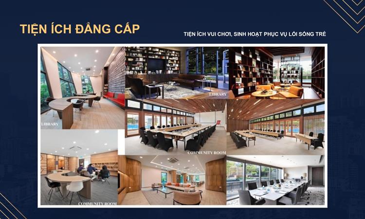 Phối cảnh tiện ích khu vui chơi, giải trí