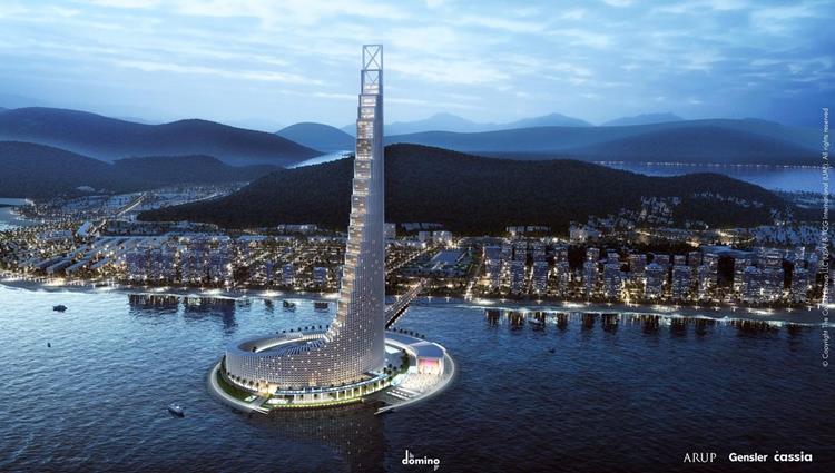 Phối cảnh thiết kế Domino Hạ Long cao 99 tầng