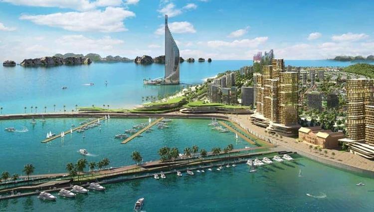 Phối cảnh dự án căn hộ Domino Hạ Long cao 99 tầng