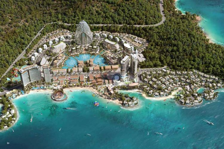 Phối cảnh độc đáo của khu nghỉ dưỡng Vega City Nha Trang