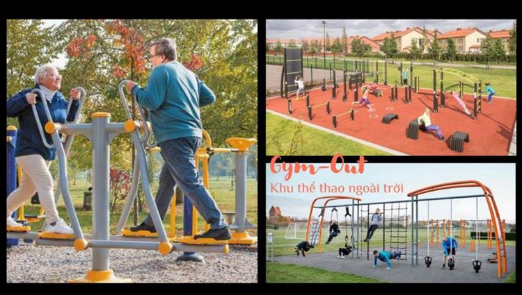 Khu thể thao ngoài trời tại Kosy City Beat Thái Nguyên