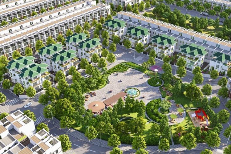 Thiết kế công viên trung tại tại Kosy City Beat Thái Nguyên