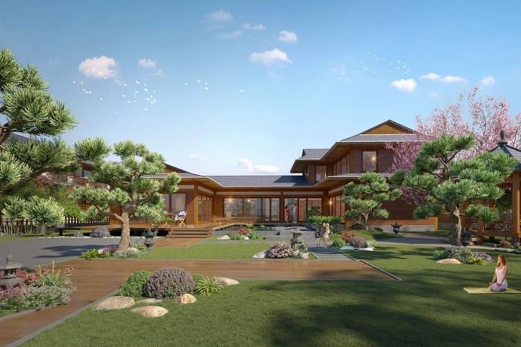 Khu vực ngoài trời Kyoto Retreat Bảo Lộc