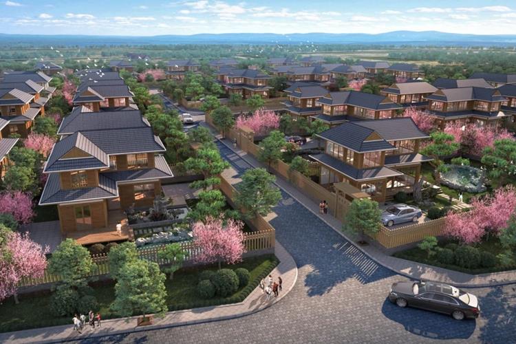 Tổng thể biệt thự Kyoto Retreat Bảo Lộc