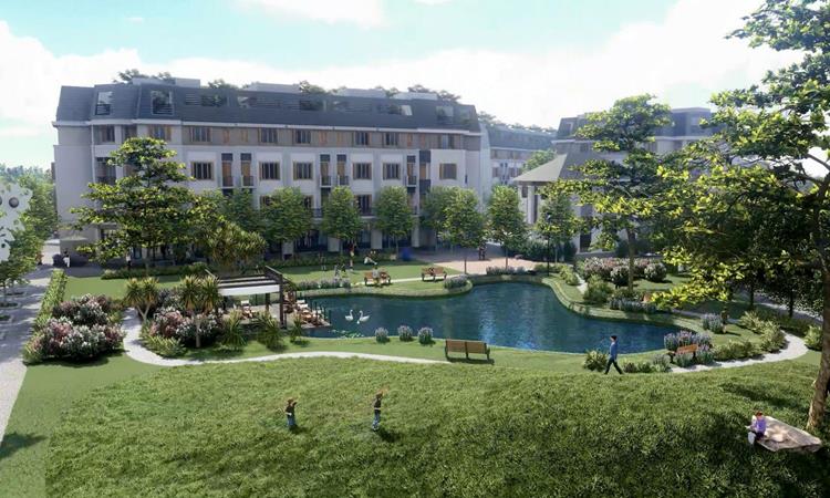 Tiện ích công viên trung tâm dự án Khu dân cư số 9 Thịnh Đán 