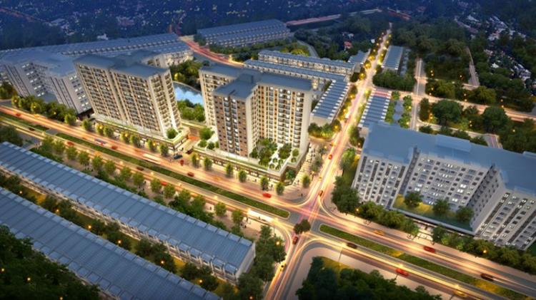 Phối cảnh dự án chung cư CT3 Vĩnh Điềm Trung