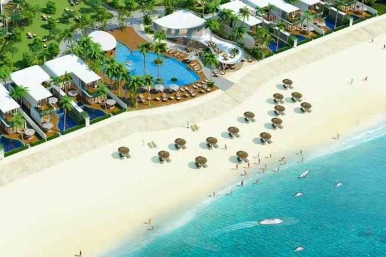 Tầm nhìn tuyệt vời hướng biển IXORA Hồ Tràm