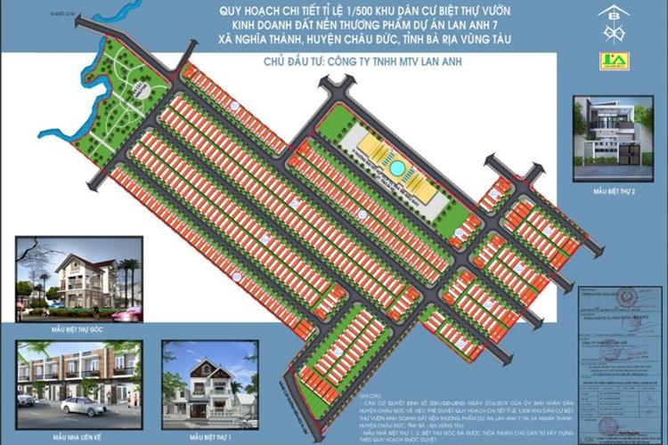 Mặt bằng Khu dân cư Lan Anh 7 