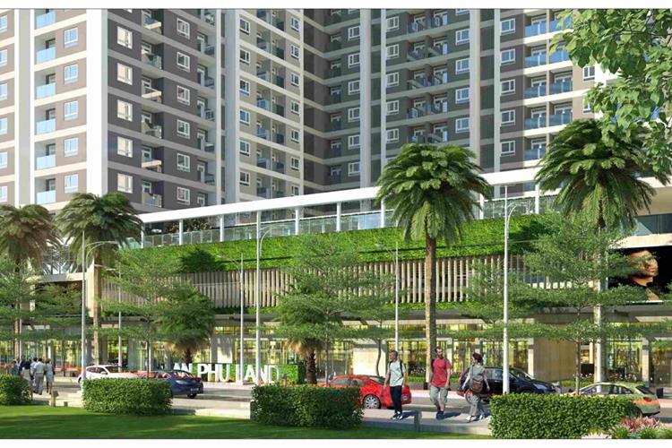 Trung tâm thương mại sầm uất nội khu