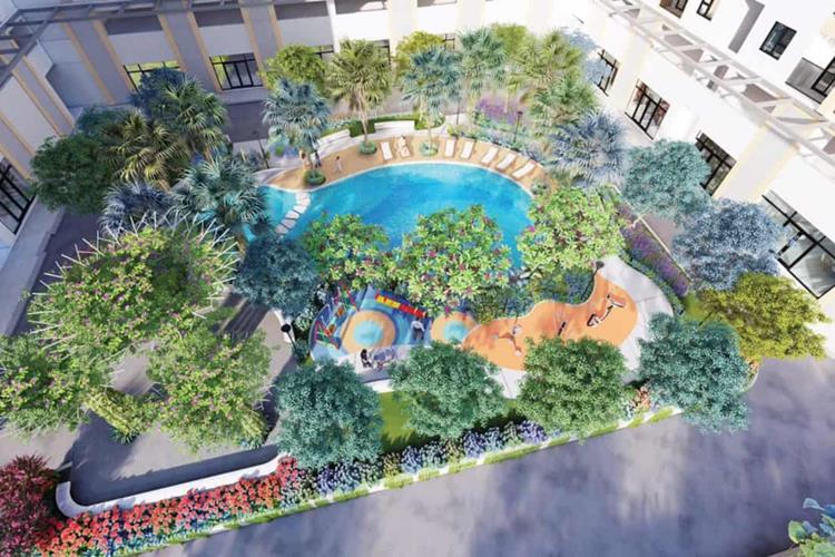 Công viên nội khu và hồ cảnh quan dự án