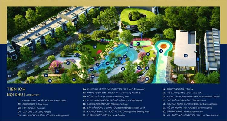 Hệ thống tiện ích nội khu The Standard Dĩ An