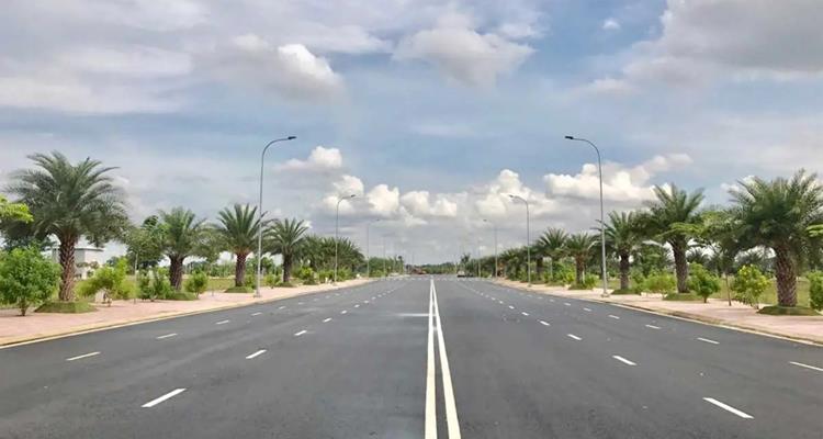 Đường nội khu hoàn thiện và rộng rãi
