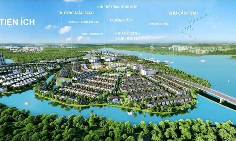 Quy hoạch chuỗi tiện ích nội khu tại Aqua Riverside City Đồng Nai