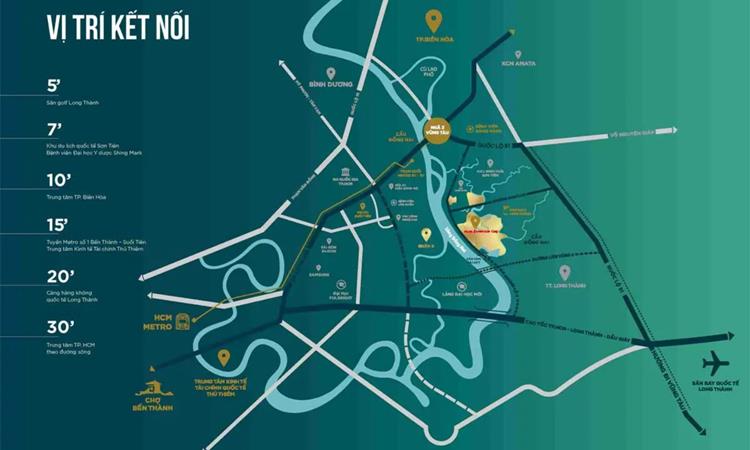 Vị trí khu đô thị sinh thái Aqua Riverside City