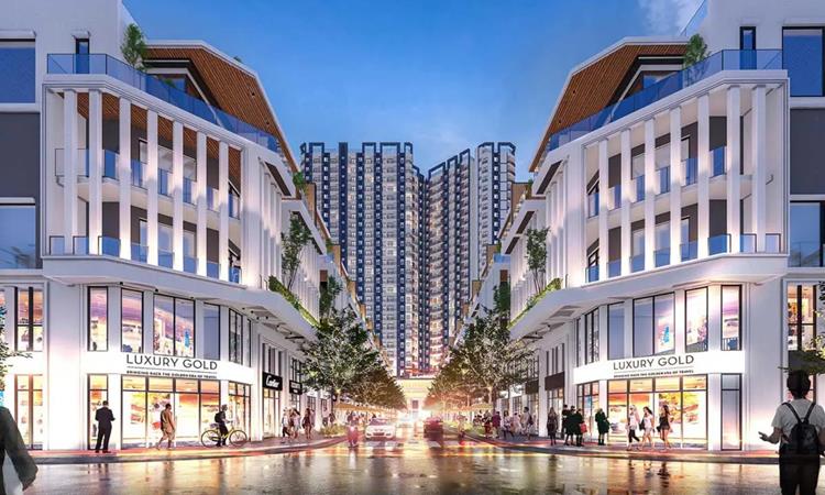 Mặt bằng khu nhà phố Diamond Square Biên Hoà