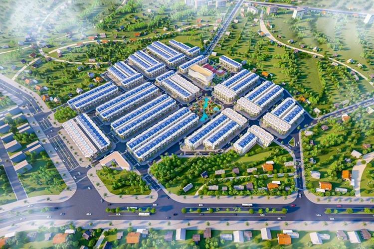 Phối cảnh khu dân cư Long Hội Central Point