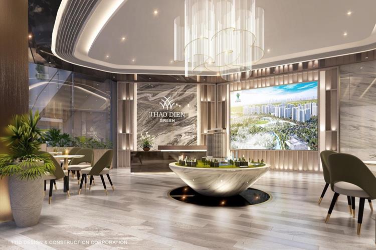 Sảnh tiếp khách sang trọng