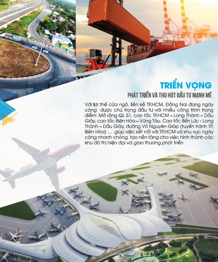 Viva Tower Giang Điền thừa hưởng hàng loạt tiện ích nhờ vị trí cửa ngõ giao thông quan trọng