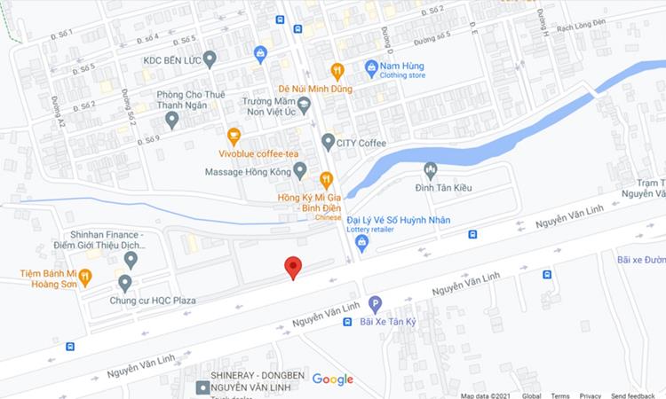 Vị trí khu căn hộ Topaz Treasure Bình Chánh