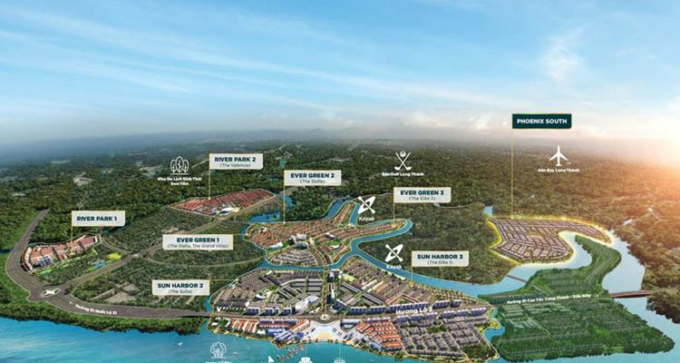 Phân khu tại Aqua City Đông Nai