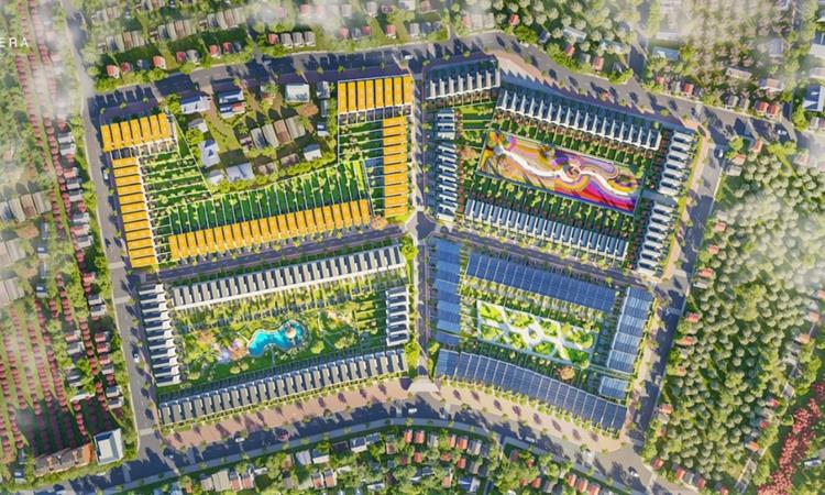 Mặt bằng khu đất nền Panamera Bảo Lộc