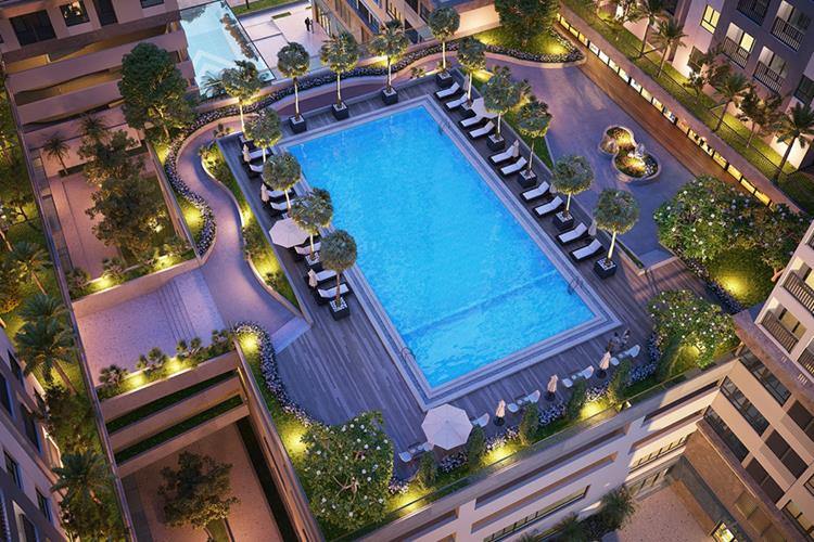 Hồ bơi nội khu rộng lớn 