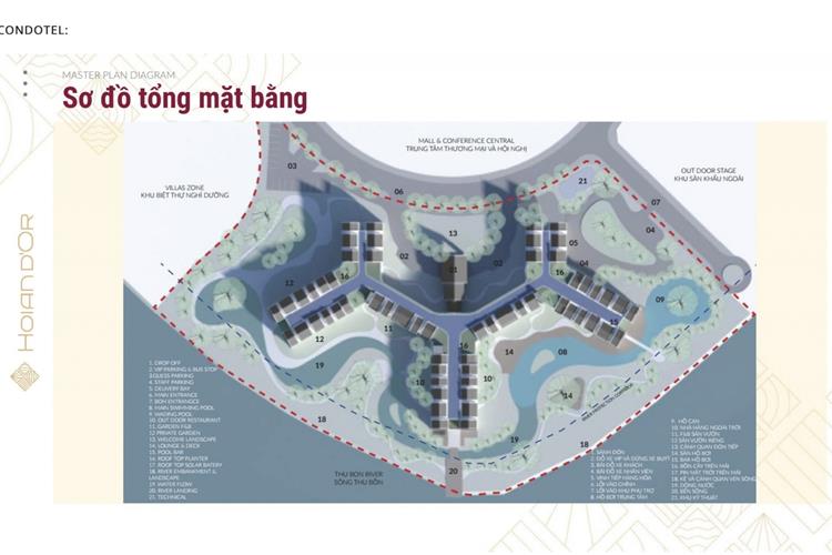 Mặt bằng tổng thể Hội An D'Or