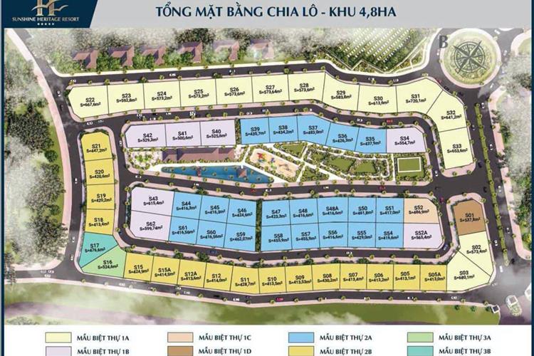 Mặt bằng tổng thể khu nghỉ dưỡng Sunshine Heritage Mũi Né 