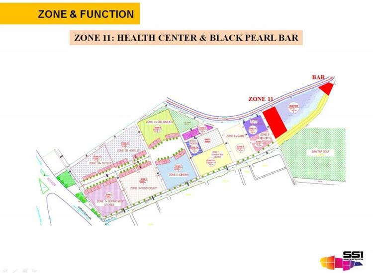 Phân khu Health Center & Black Peark Bar