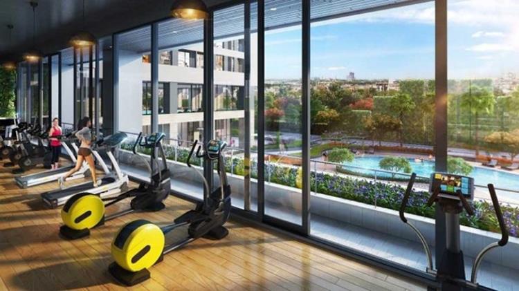 Phòng gym hiện đại nội khu