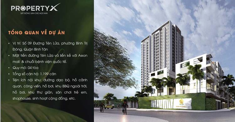 Thông tin chi tiết dự án căn hộ Moonlight Complex tại đường Tên Lửa, Quận Tân Bình