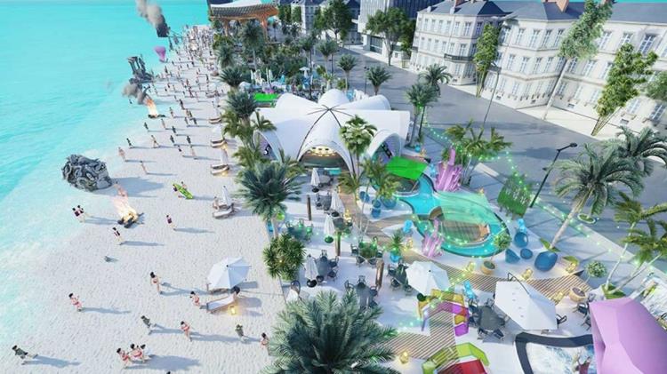 Khu vui chơi, giải trí bên bờ biển