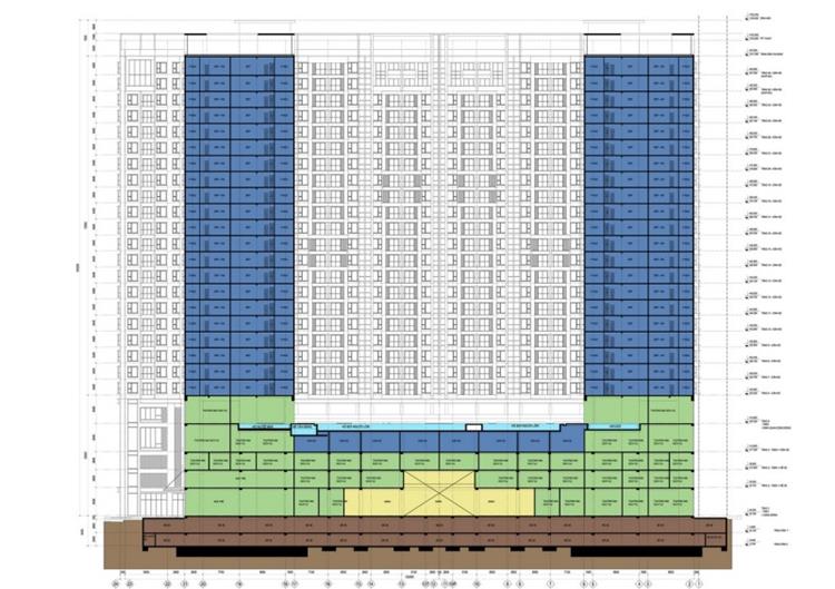 Mặt bằng căn hộ The Peak Garden quận 7