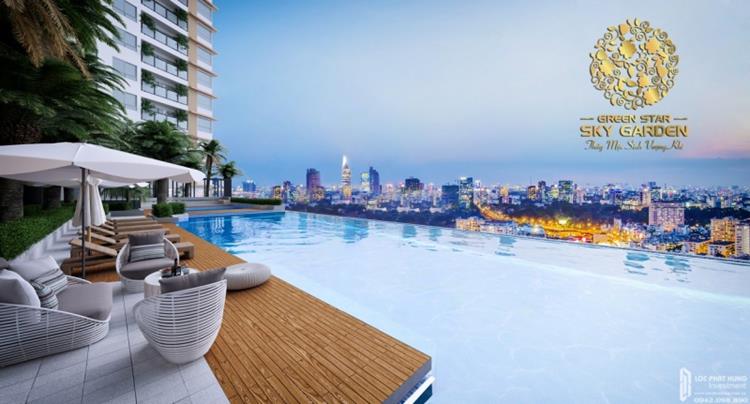 Hồ bơi tầng thượng