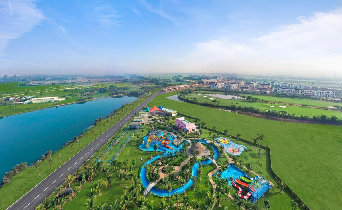 Khu vui chơi giải trí, trượt nước dành cho trẻ em.