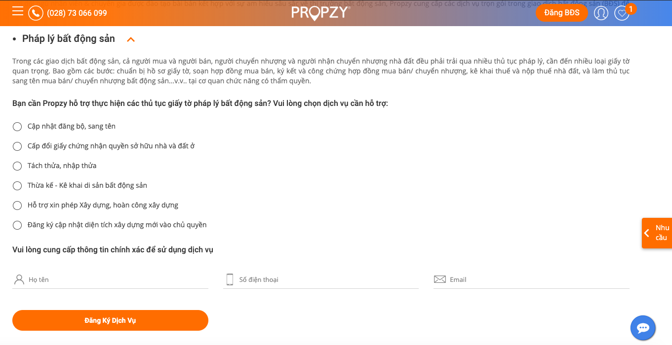 Pháp lý nhà đất Propzy