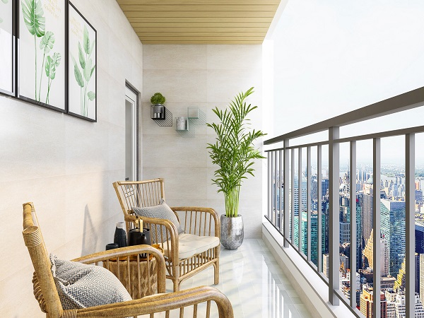 phong-cach-thiet-ke-ban-cong-3 Tính toán về trọng lượng, kết cấu và hệ thống thoát nước