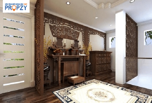 Phong thủy trong bố trí phòng thờ
