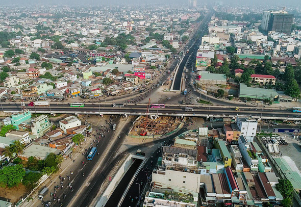 photo1521070627319-1521070627319725365145 Toàn cảnh hầm chui nút giao 3 tầng lớn nhất Tp.HCM hơn 500 tỷ vừa thông xe