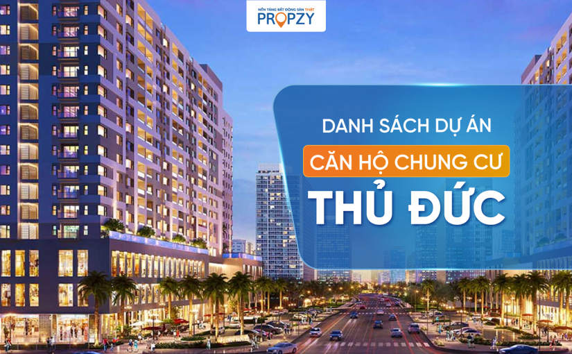 Danh sách căn hộ chung cư Quận Thủ Đức cập nhật mới nhất!