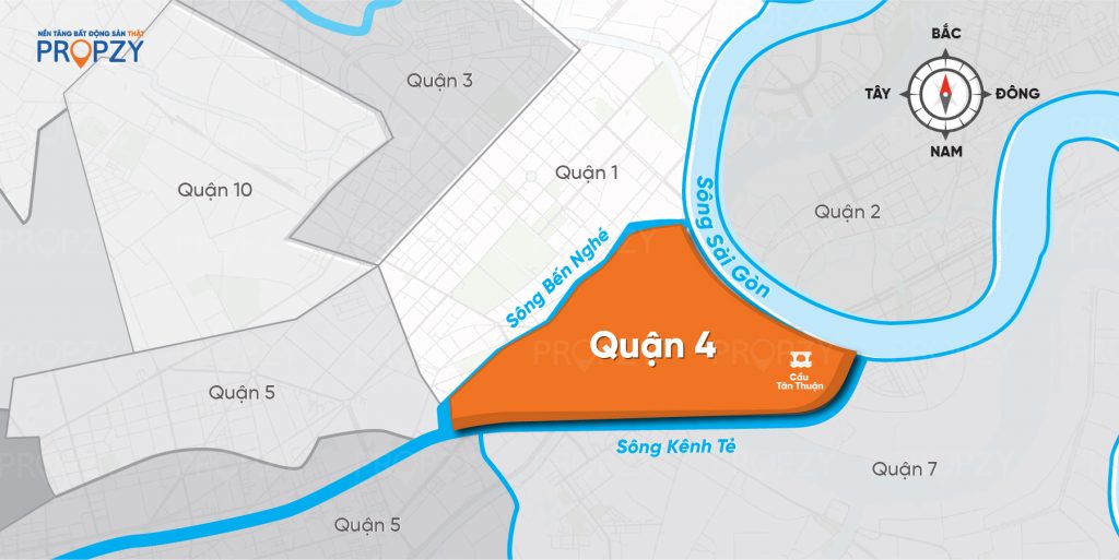 bản đồ quận 4