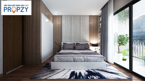 Sử dụng những cửa kính lớn tạo sự thông thoáng cho ngôi nhà