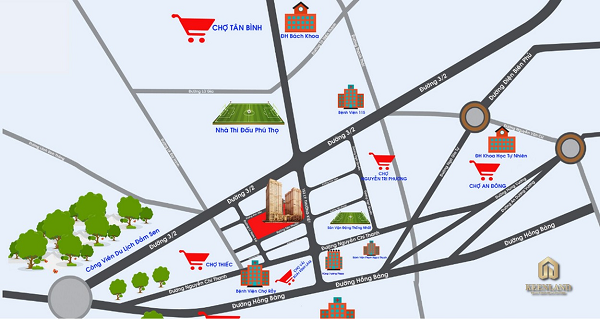 vi tri du an can ho tan phuoc plaza