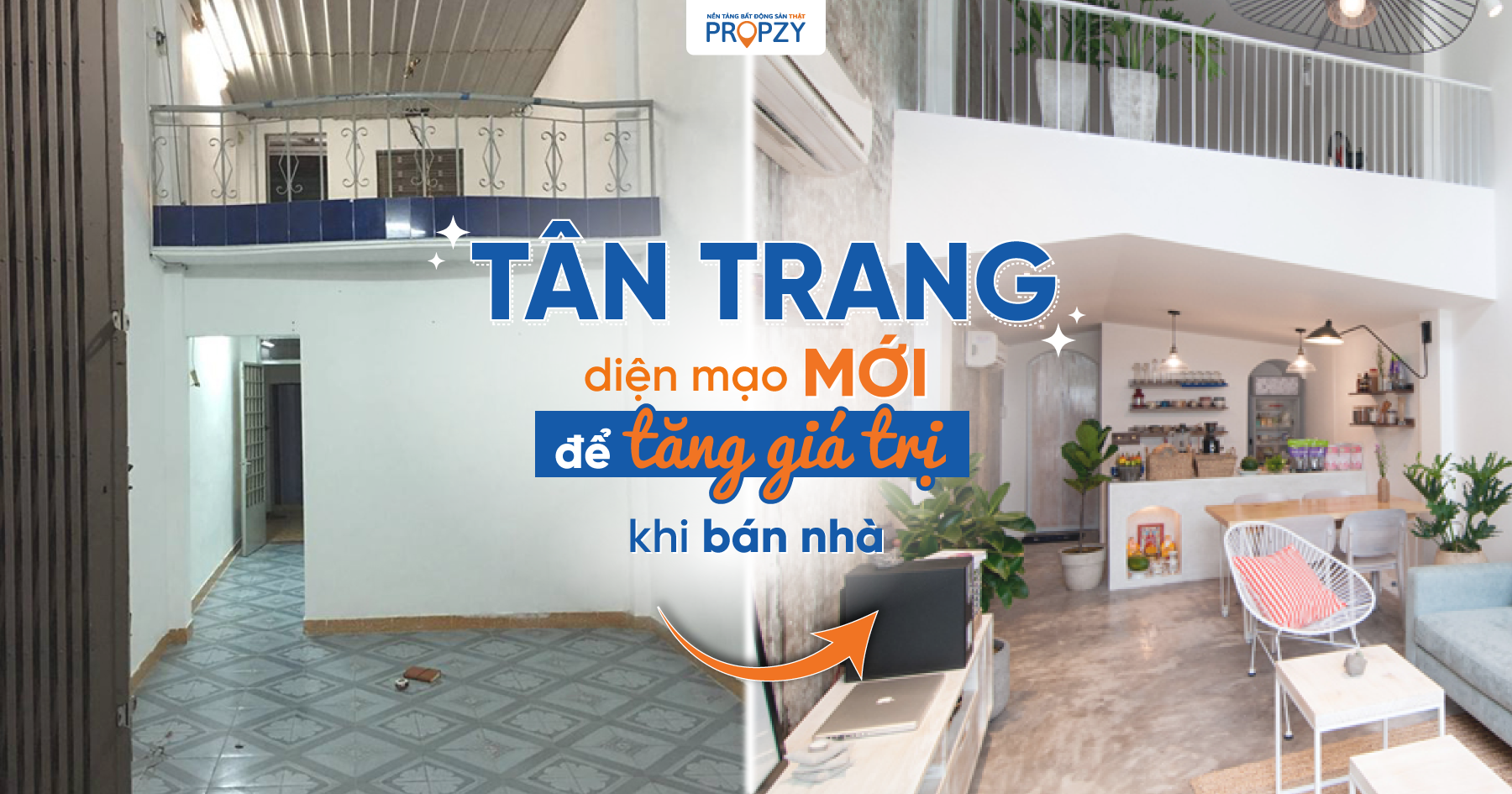 Tân trang diện mạo mới để tăng giá trị bán nhà!