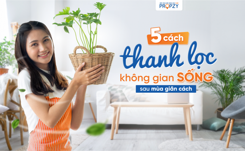 5 cách thanh lọc không gian sống trong và sau mùa giãn cách