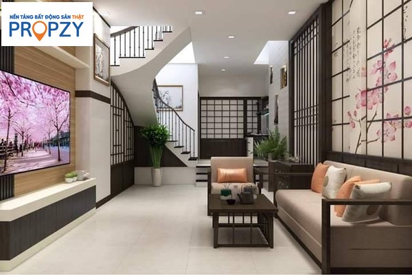 Thiết kế một khoảng không gian thông tầng để đón ánh sáng