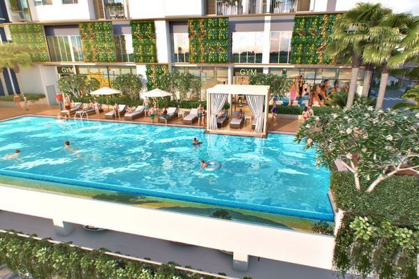 tien-ich-can-ho-the-pegasuite ho boi rong lon va hien dai cua du an the pegasuite