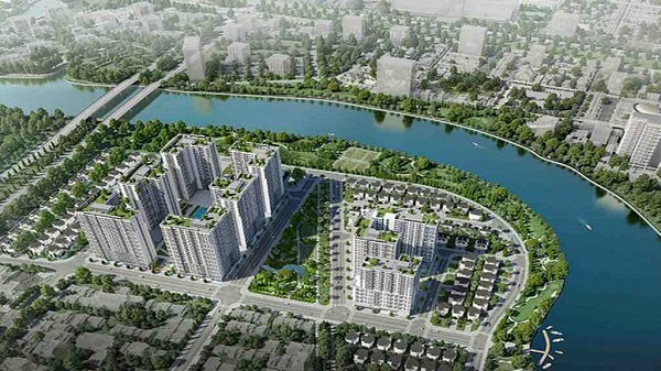 Phối cảnh chung cư huyện Nhà Bè - Sunrise Riverside