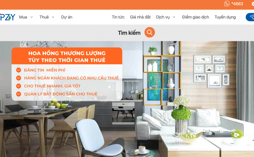 Trang web giúp bạn đăng tin cho thuê nhà miễn phí 